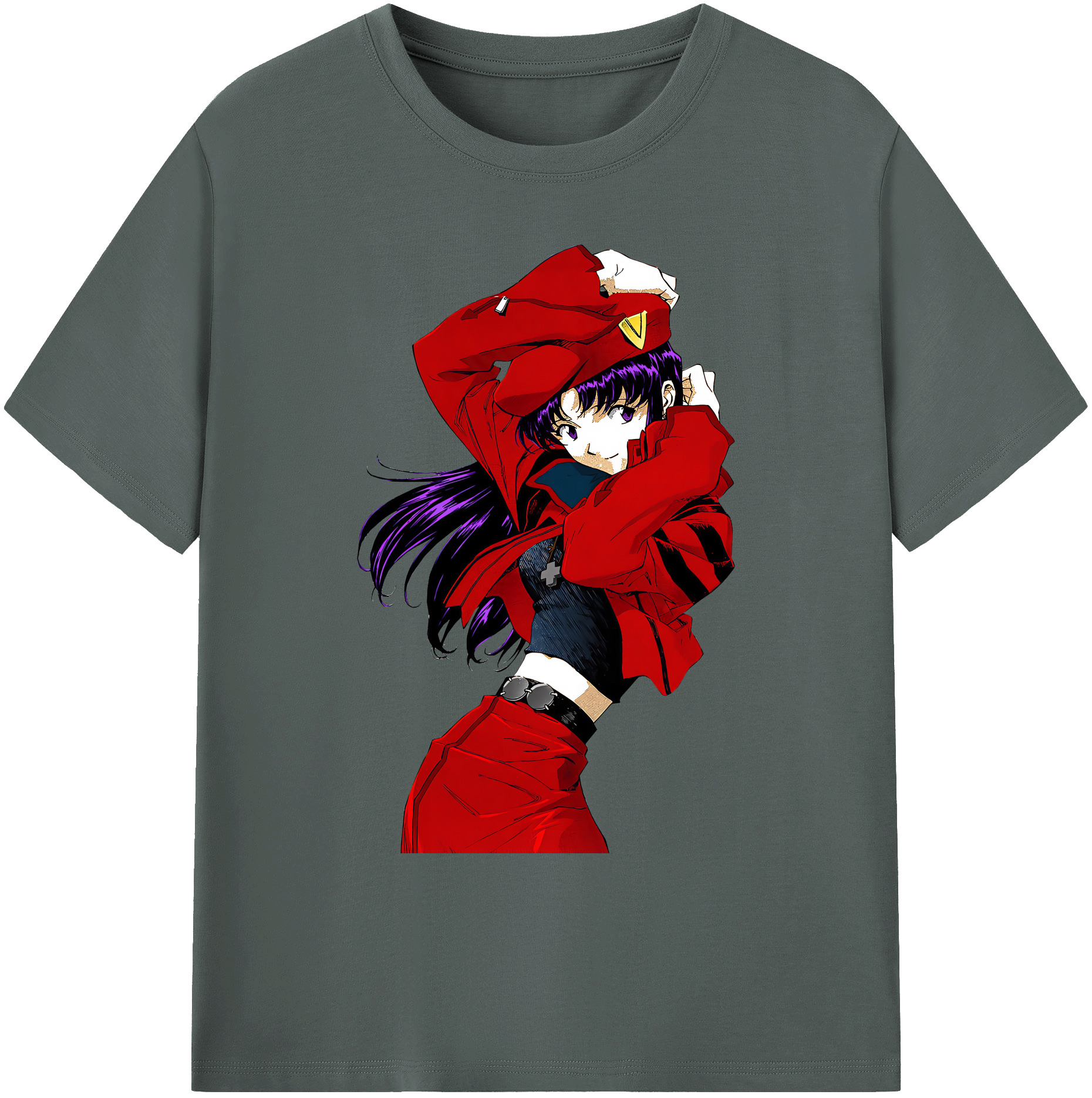 （画像用） EVA 新世紀エヴァンゲリオン 綿100％ メンズ半袖Tシャツ｜肌触りやわらか＆通気性